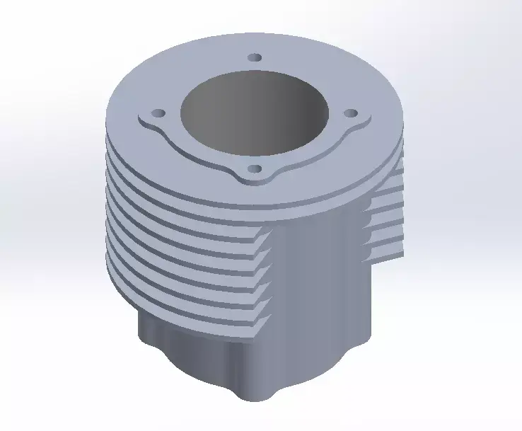 3d Model of Cylinder Block 3D model