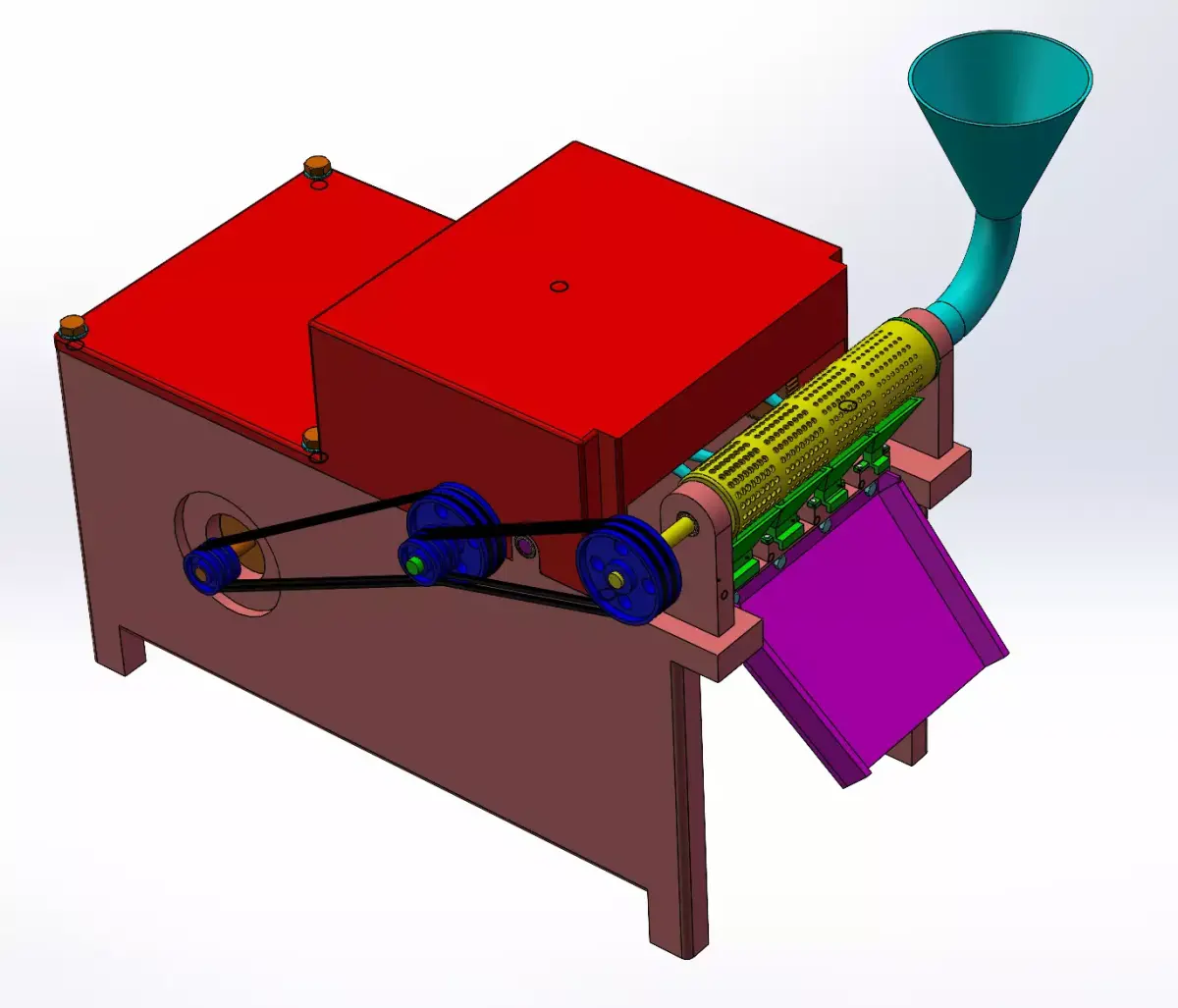 Walnut Shelling Machine  3D model