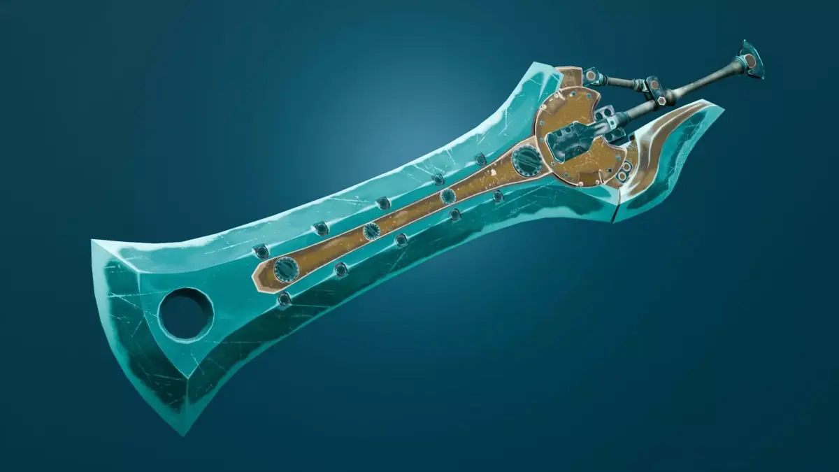 stylized greatsword Low-poly 3D model