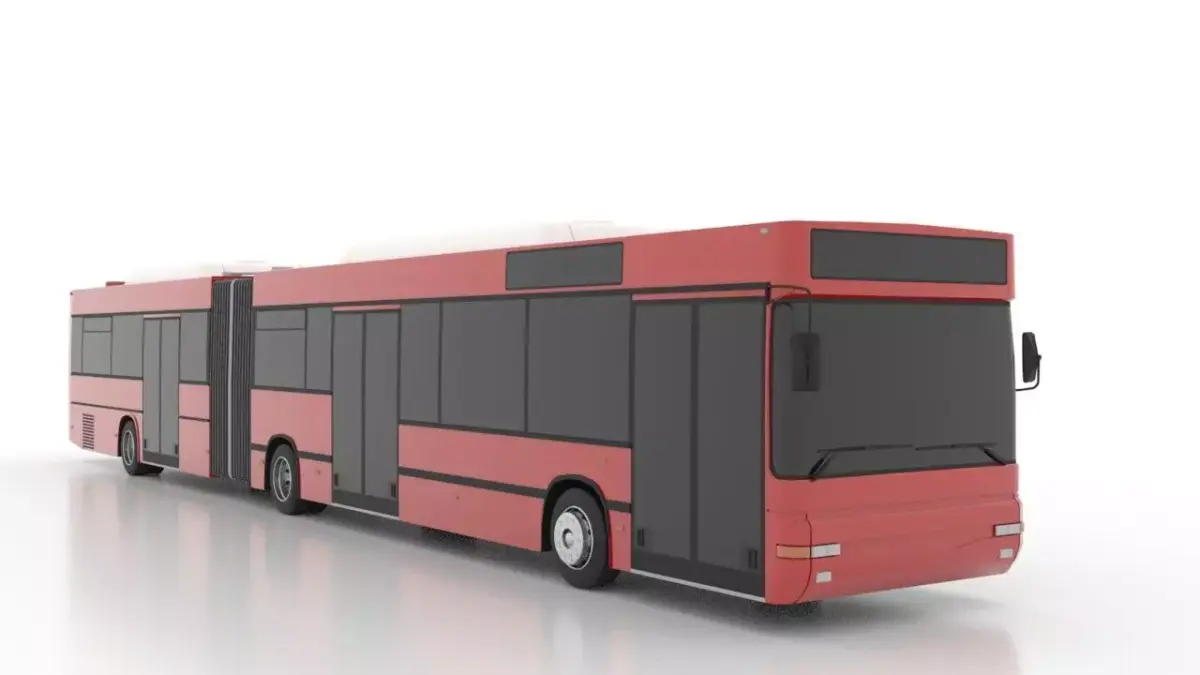 Avtomontaza - Mercedes-Benz O405GN Low-poly 3D model