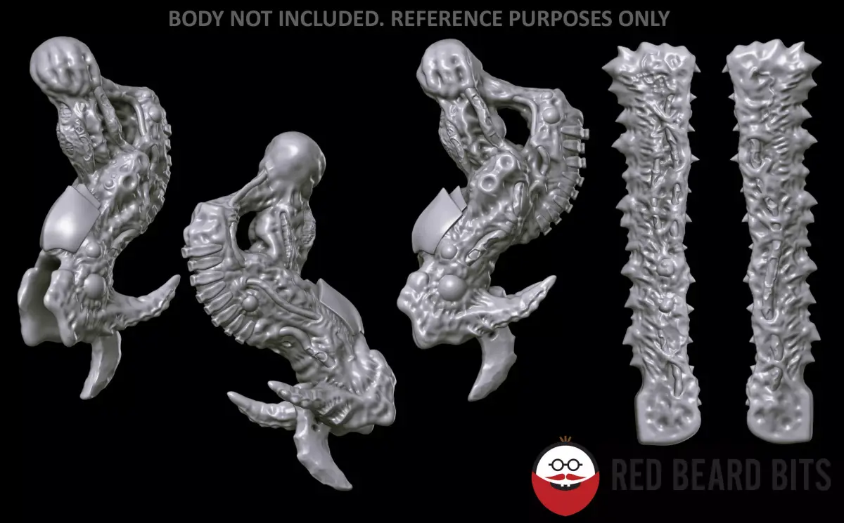 Xenoteras  Despot - Monster Sword and Monster Claws 3D print model