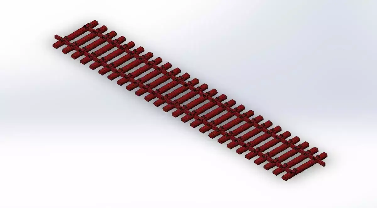Sleepers for model railway track H0 Free 3D print model