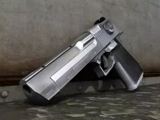 Desert Eagle Low-poly 3D model 3