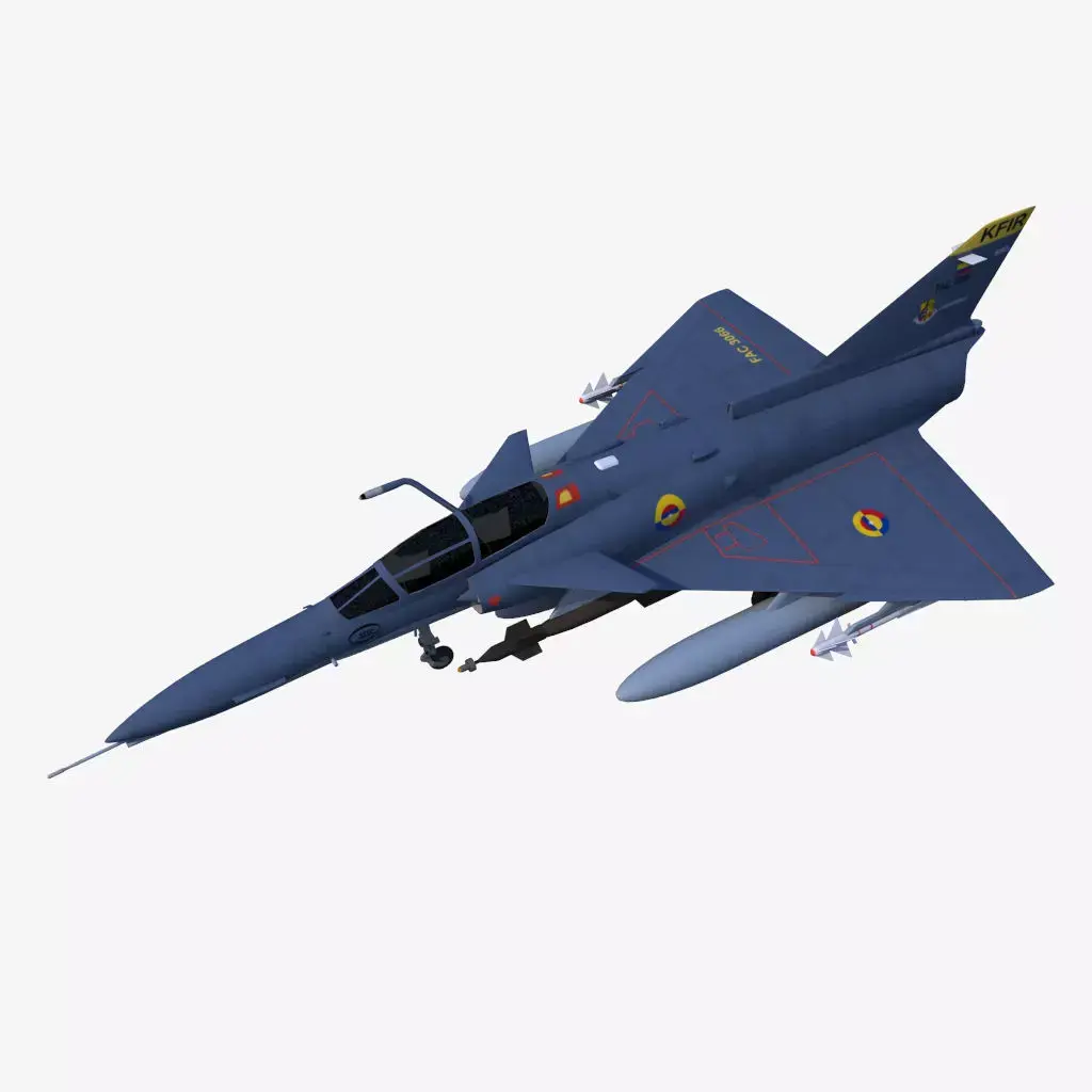 Kfir TC10 Free low-poly 3D model