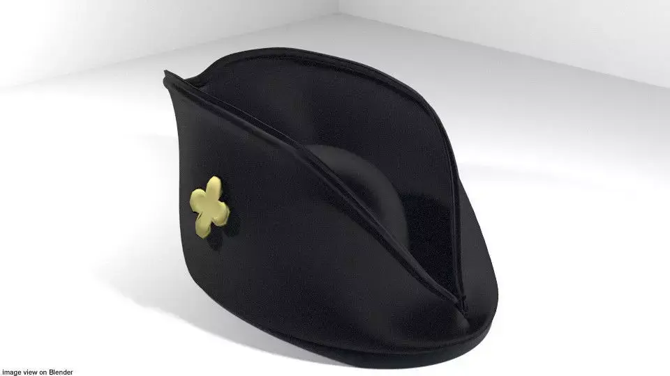 Hat - Tricorne 3D model