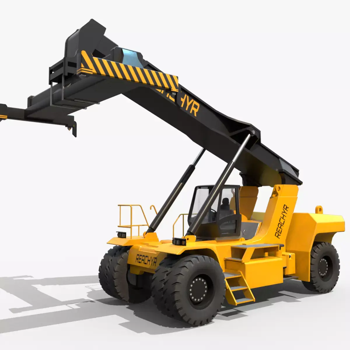 Reach Stacker Low-poly 3D model