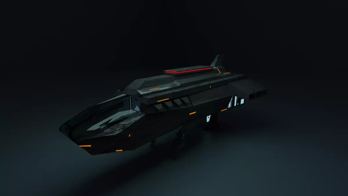Spaceship 3D model 30