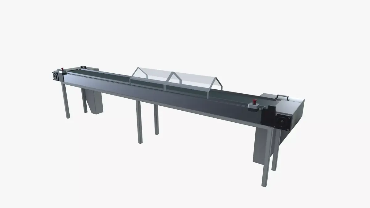 Conveyor belt Low-poly 3D model order