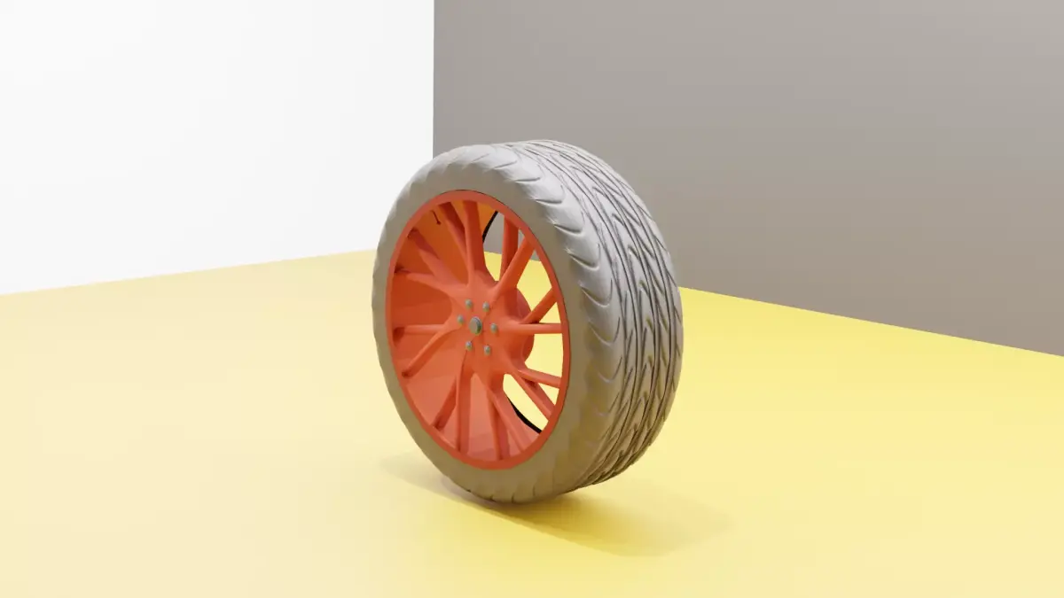 CAR WHEEL Free 3D model