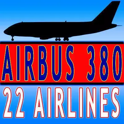 22 Airline Jet Textures  3D model