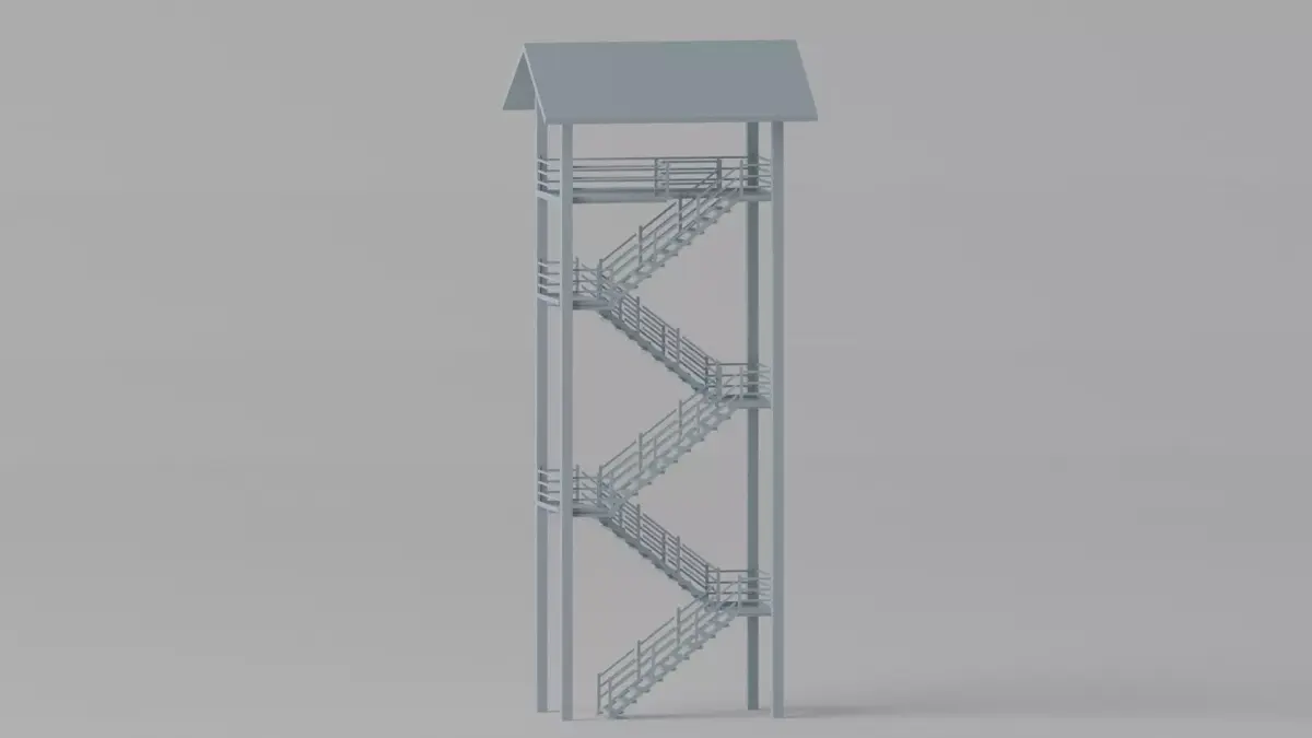 Observation Tower 3D model