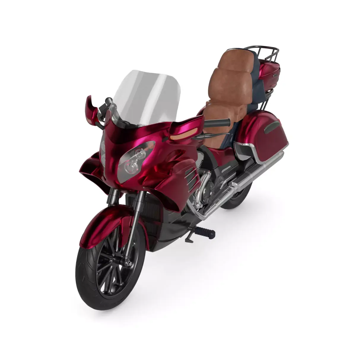 Touring Motorcycle 3D model