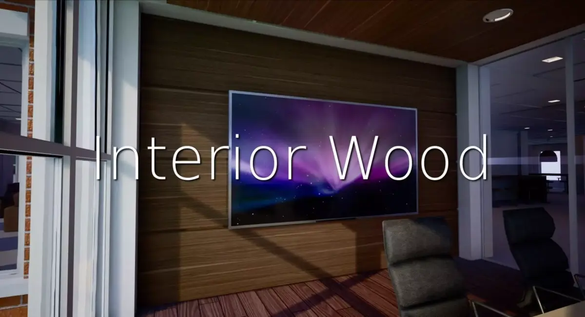 Interior Wood SHC Quick Office LM Low-poly 3D model