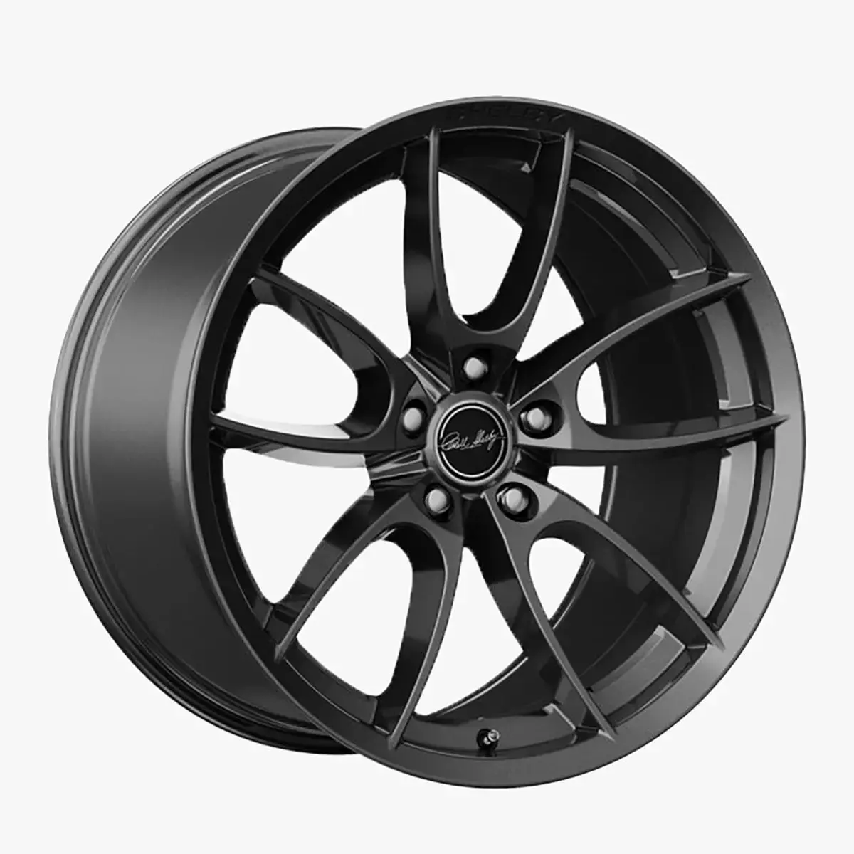 Carroll Shelby Wheel Company CS5 Wheel Gloss Gunmetal Mustang 3D model