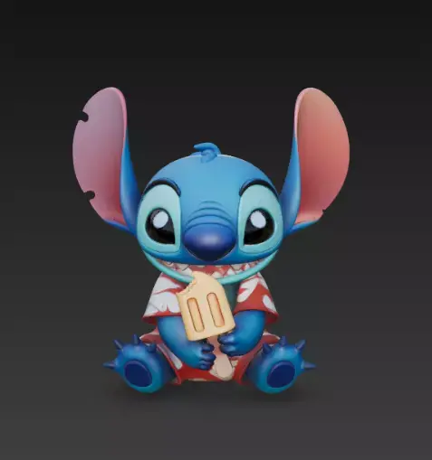 Stitch - Ice Cream 3D print model