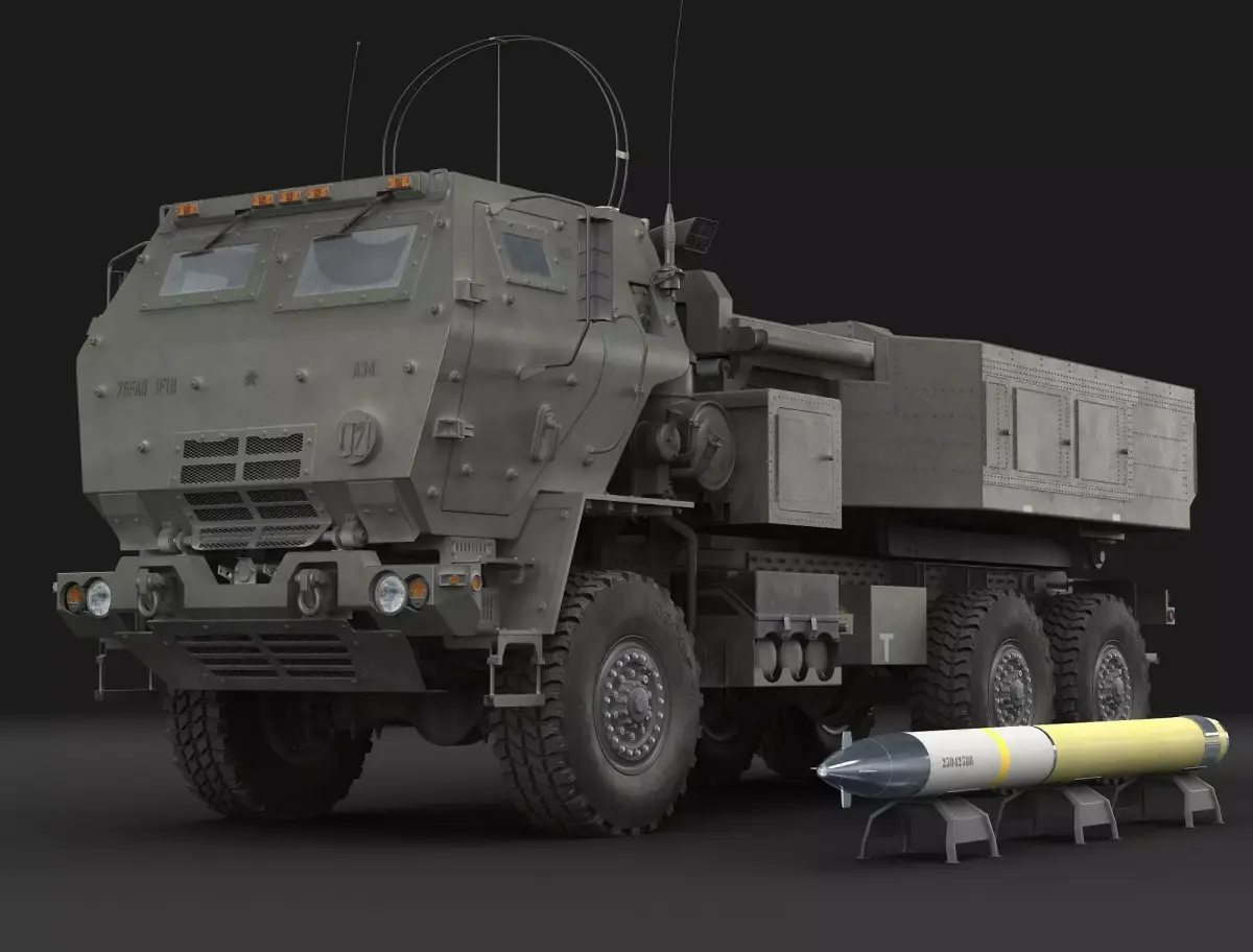 M142 HIMARS GMLRS 3D model