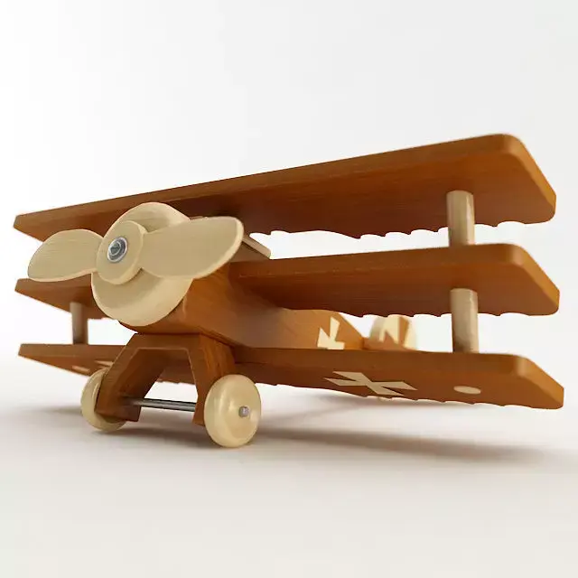 Toy Fokker DR1 3D model