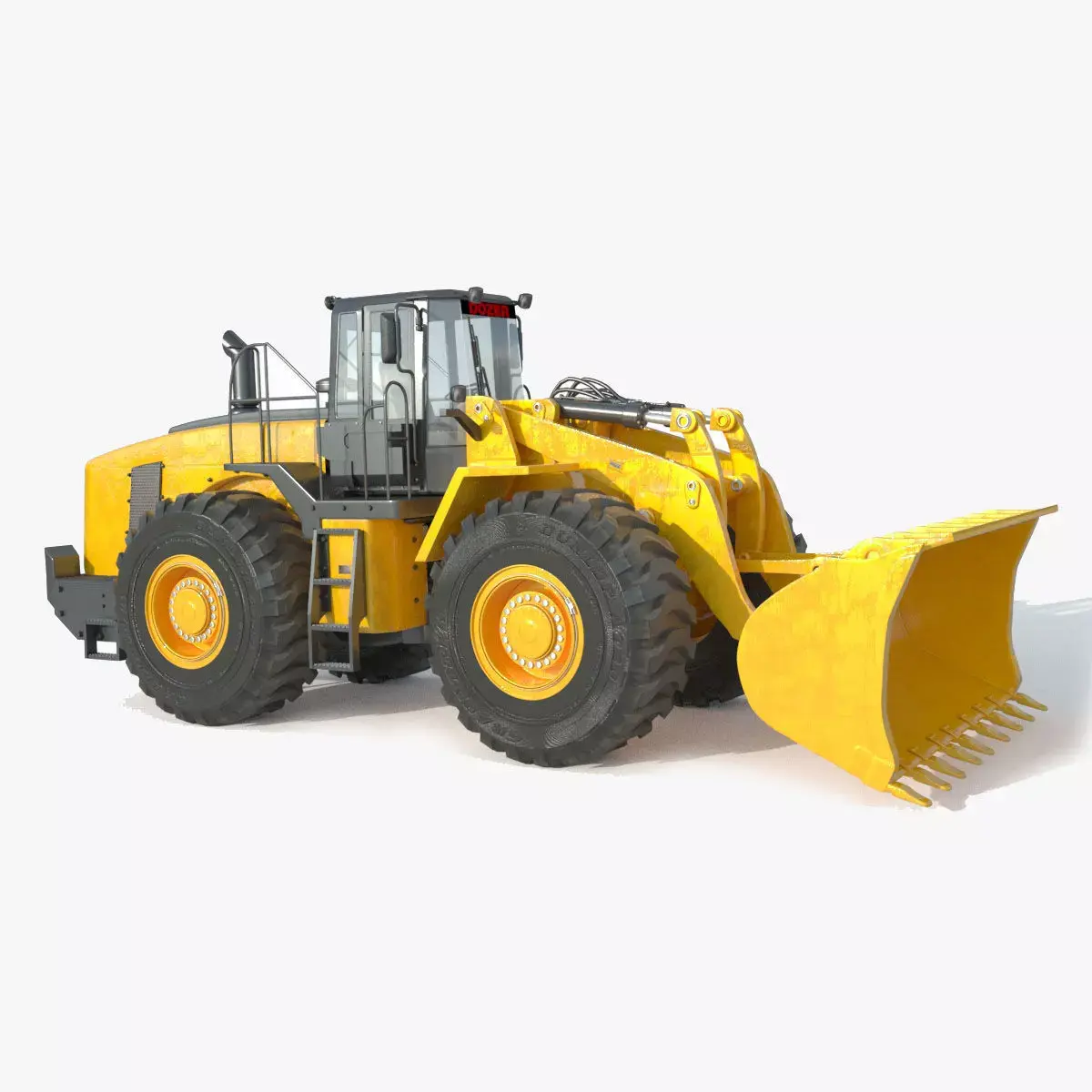 Heavy loader bucket dozer 3D model