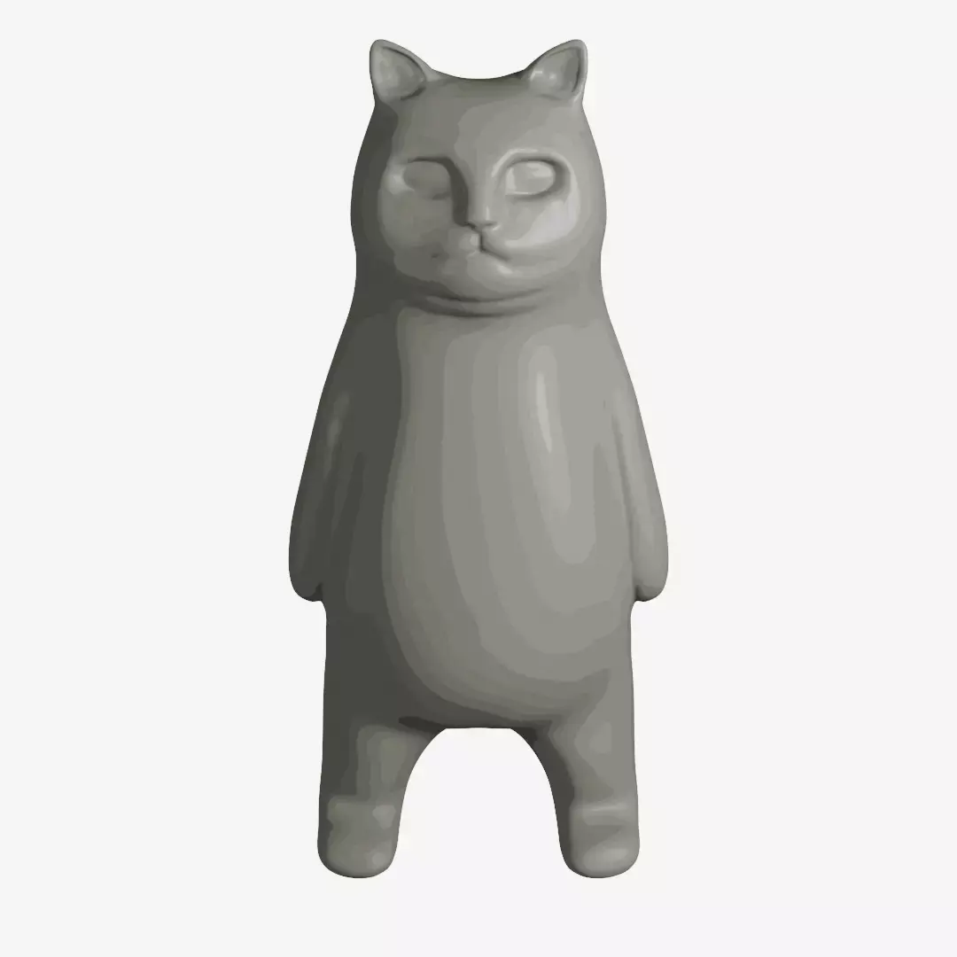 Incredible sweet divinely beautiful cat Free 3D model