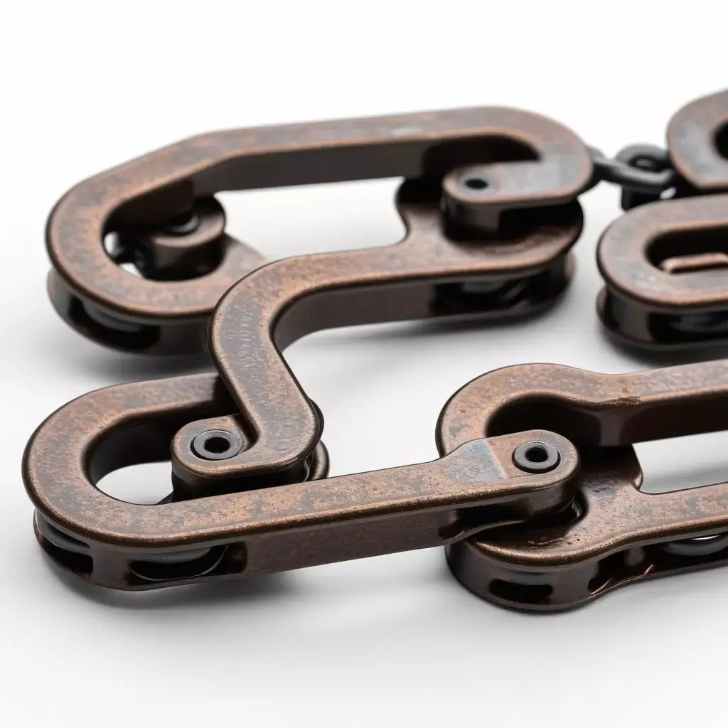 Distressed Industrial Track Chain Link 3D model
