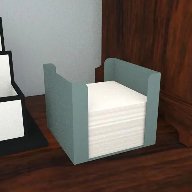 Note block Low-poly 3D model