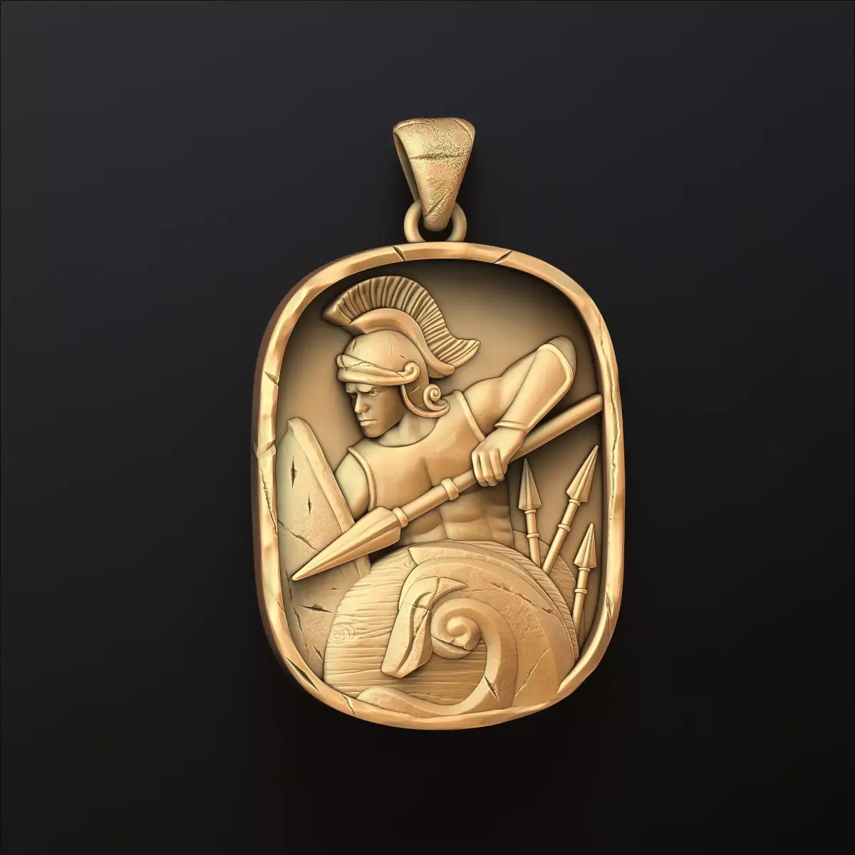 Roman Soldier Pendant 3D print model purchase