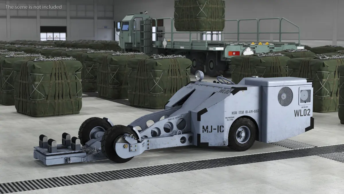 Ammunition Loader MJ1 Rigged 3D model