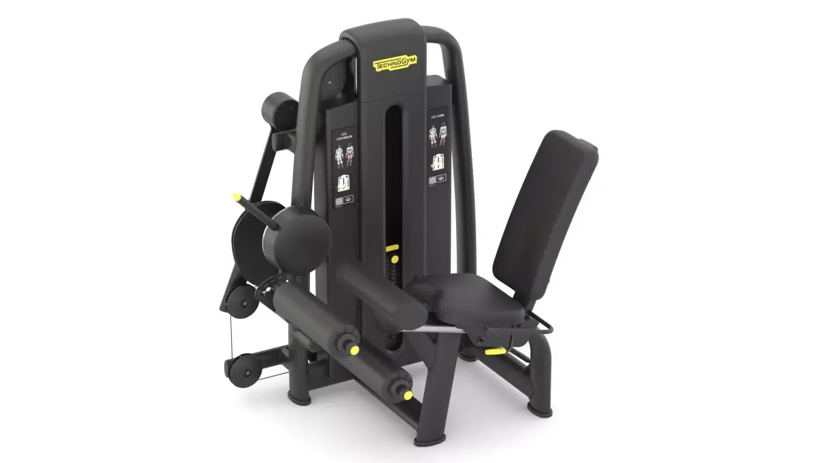 Technogym Selectorized Selection 700 Dual Leg Curl Extension 3D model