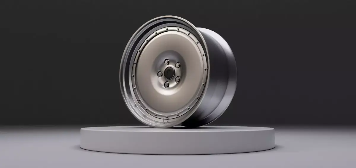 L1 wheel Low-poly 3D model