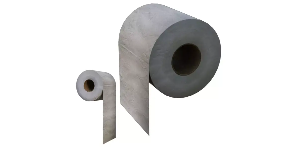 Toilet Paper Adjustable Roll BPR Free 3D model
