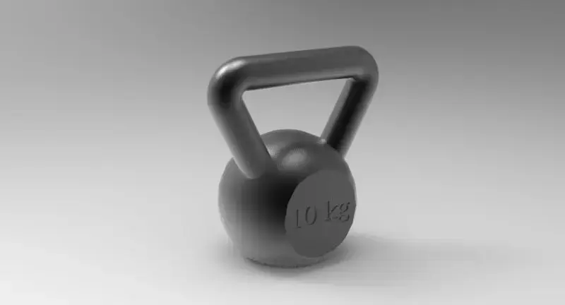 Kettle Bells 10 kg 3D print model