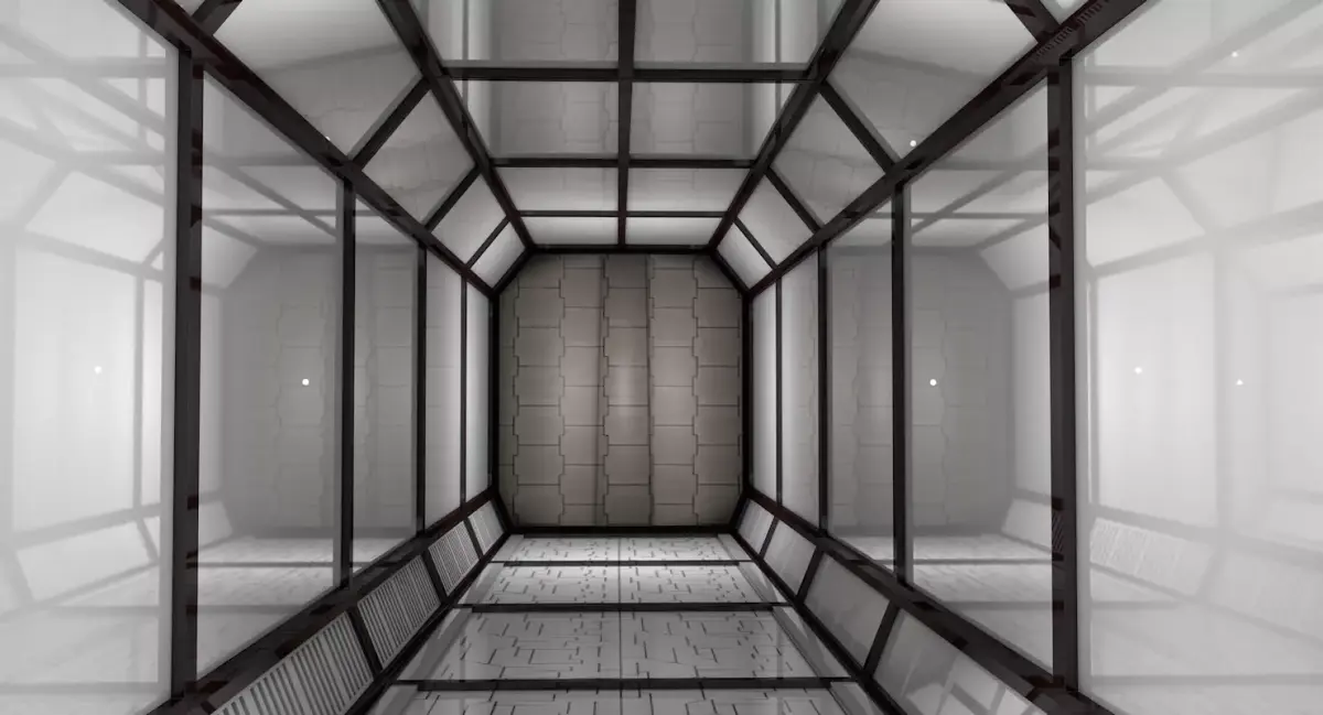 Sci Fi Corridor 3D model 163