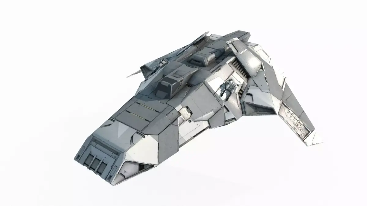 Future sci-fi fighter jets bombers 3D model
