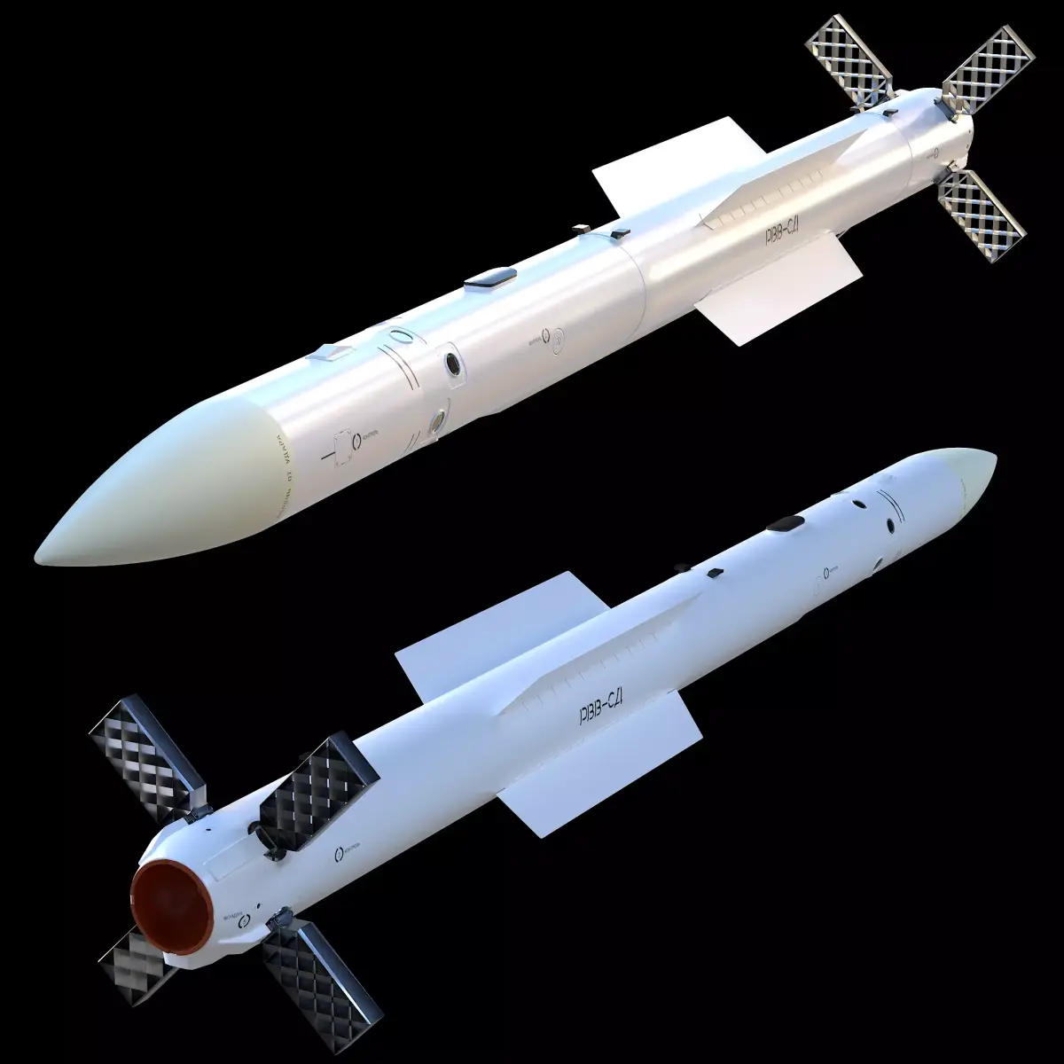 RVV-SD Air-to-air missile R-77 3D model