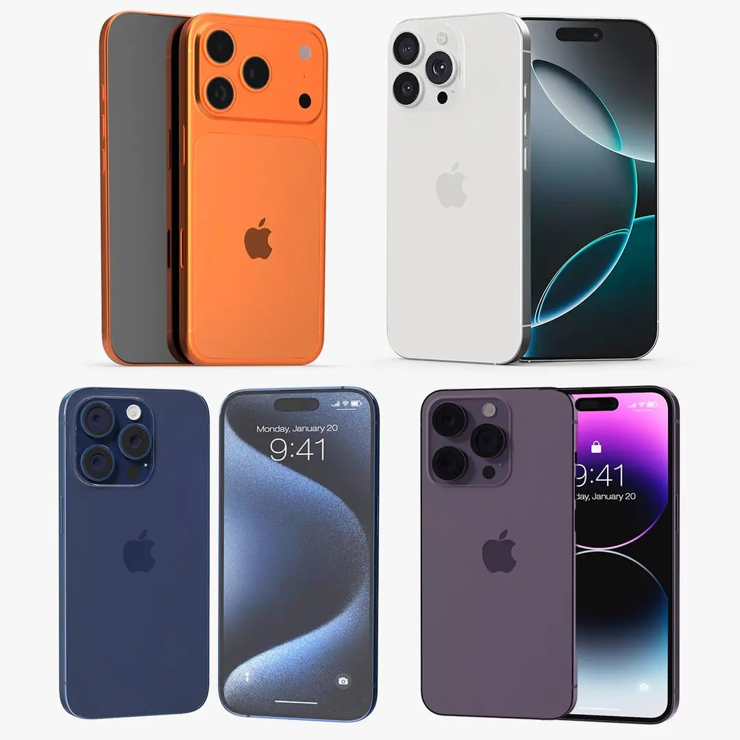 IPhone 14-17 Pro Collection 3D model