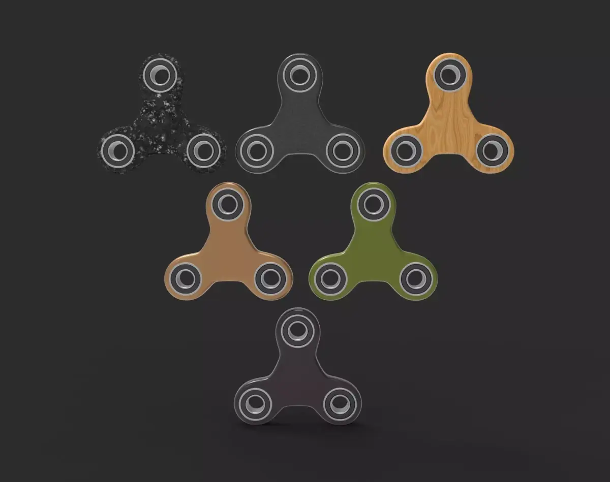 Hand Spinner 3D model
