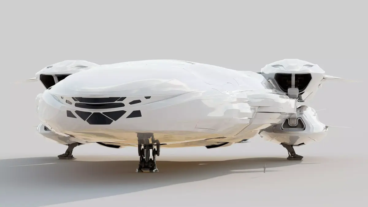 Ares Spaceship 3D model