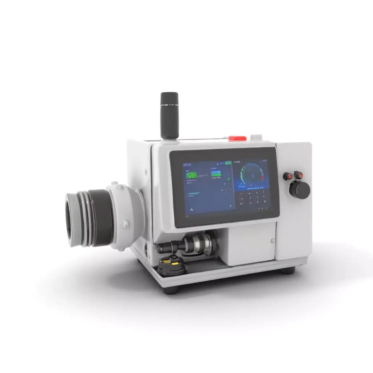 Industrial Inspection Device with Touchscreen model pack Low-poly 3D model
