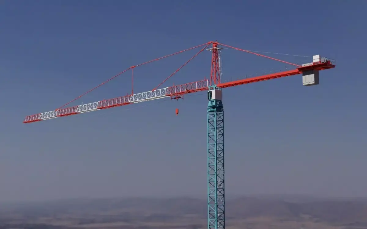 Hammerhead Tower Crane 5 - Big Construction Crane 3D model