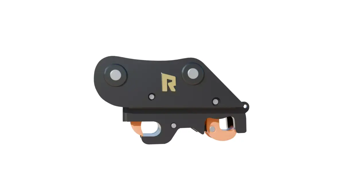 Rockland Excavator Attachment HKR Excavator Coupler - 3D MODEL Low-poly 3D model
