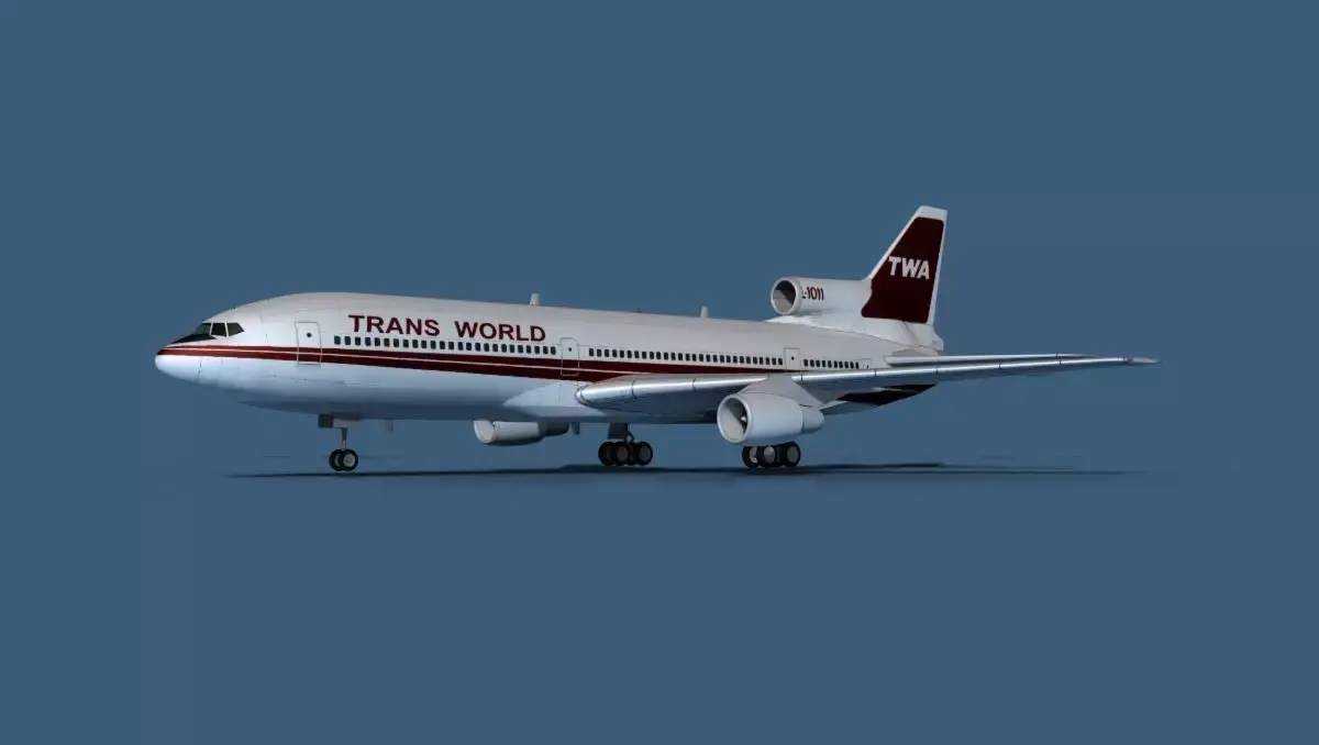 Lockheed L-1011-50 Trans World 2 3D model