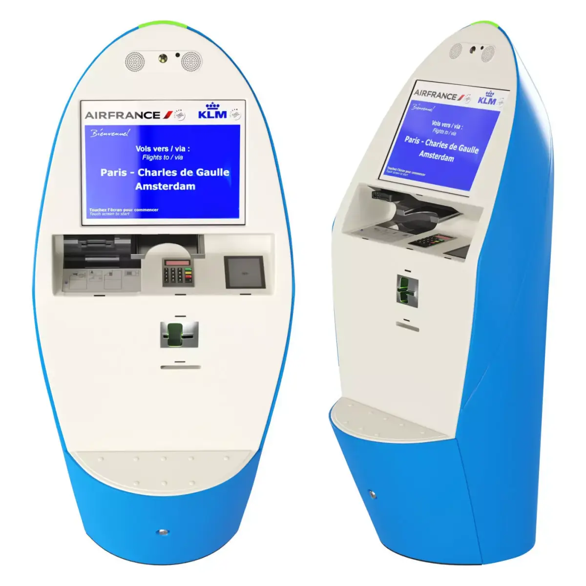 KLM self-service kiosk 3D model