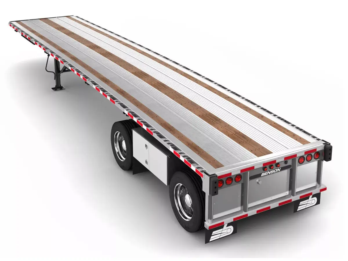 FlatBed Trailer BENSON 3D model