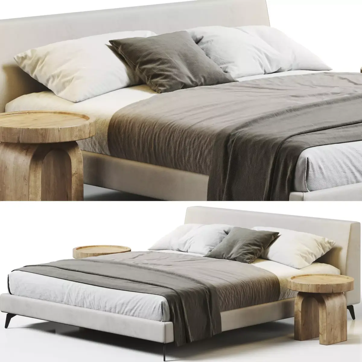 Meridiani Louis Up Bed 3D model