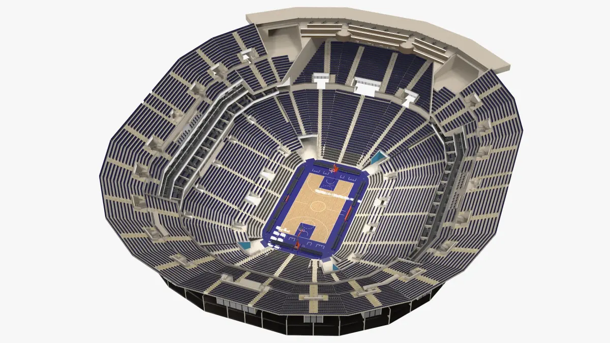 Basketball Indoor Arena 3D model