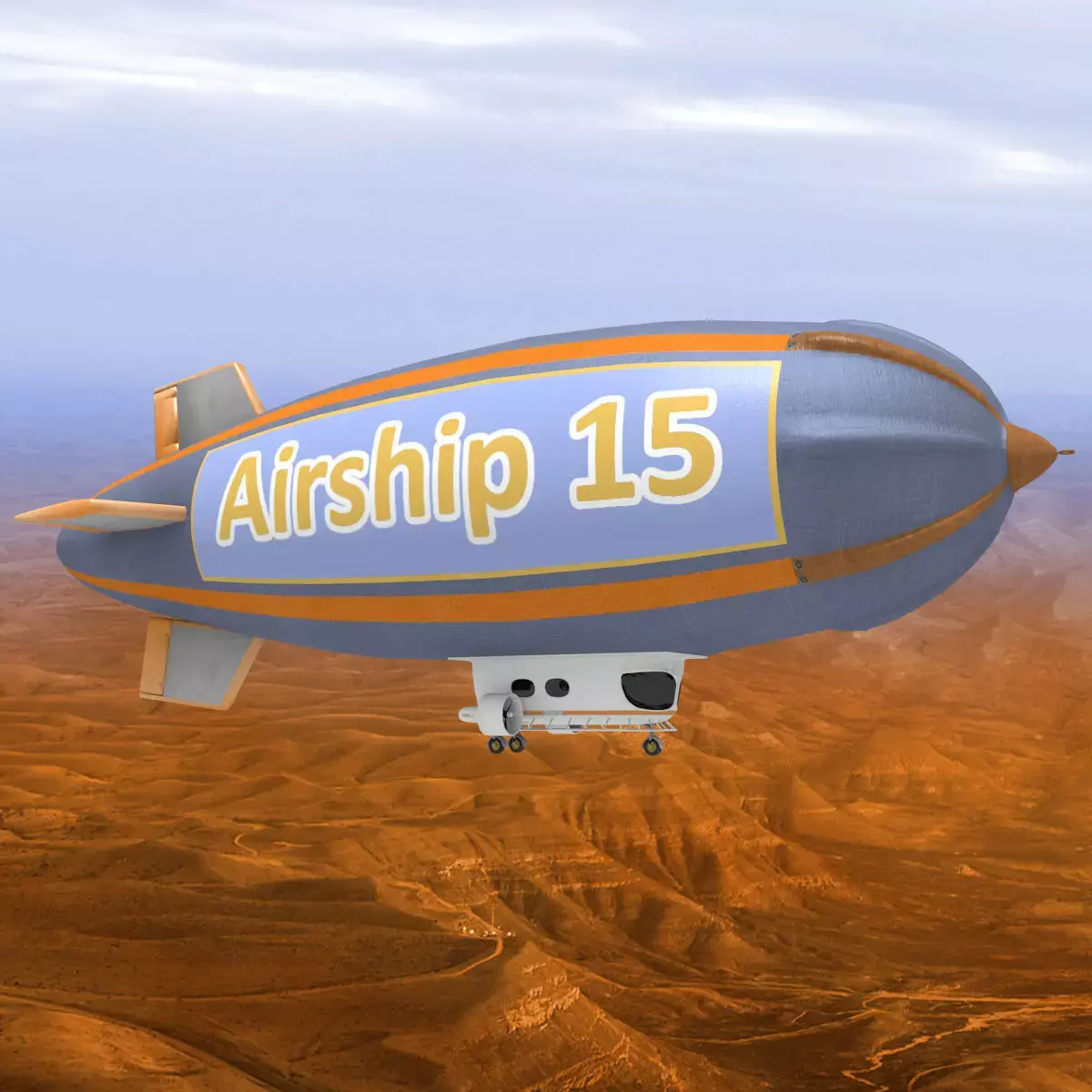 Airship 3D model order