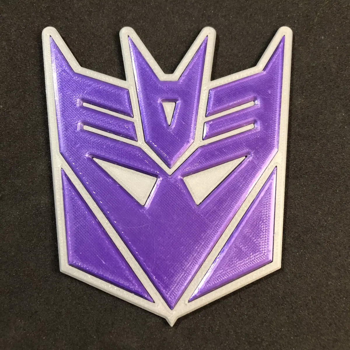 Transformers Decepticon Emblem Coaster 3D print model