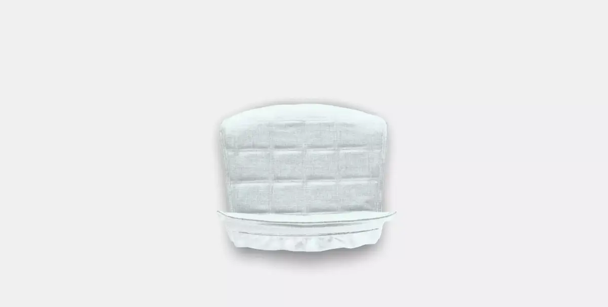 LAKTARE Chair cover Low-poly 3D model