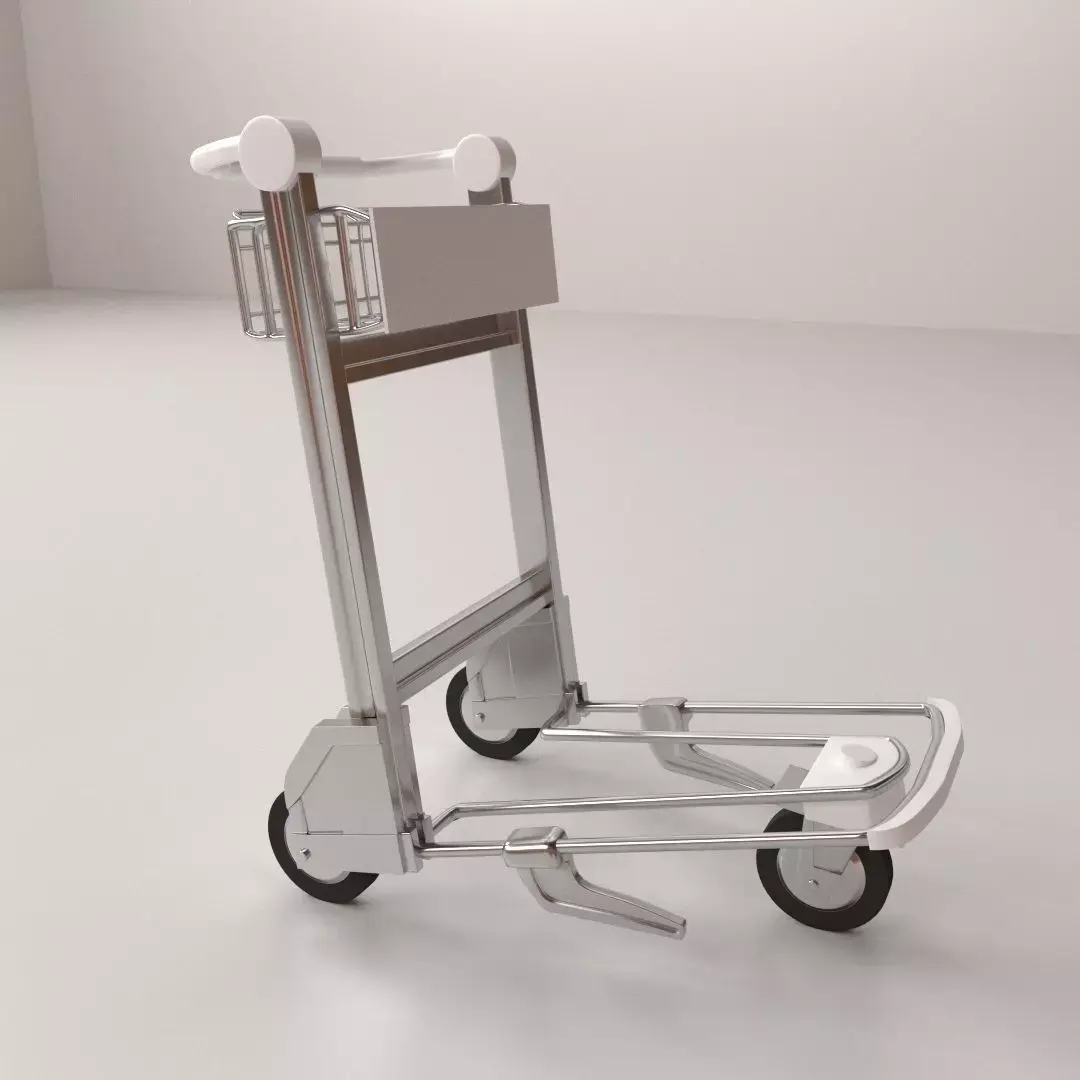 Airport Trolley 3D model