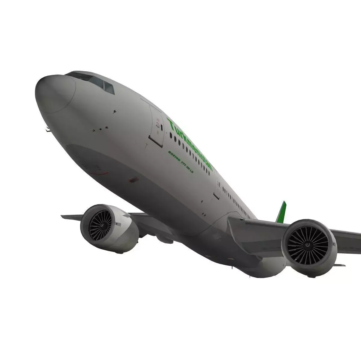 Boeing 777-200LR Turkmenistan Airlines 3D model